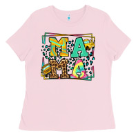 Bubblegum Pink School bus driver mama Mother's day Ladies Tee - LillyAllenDesigns
