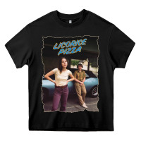 Black licoric new pizza Heavy Core Tee - linhVisuals