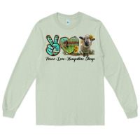 Matcha Peace Love Hampshire Sheep Long Sleeve Tee - LillyAllenDesigns