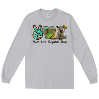 Moon Dust Peace Love Hampshire Sheep Long Sleeve Tee - LillyAllenDesigns