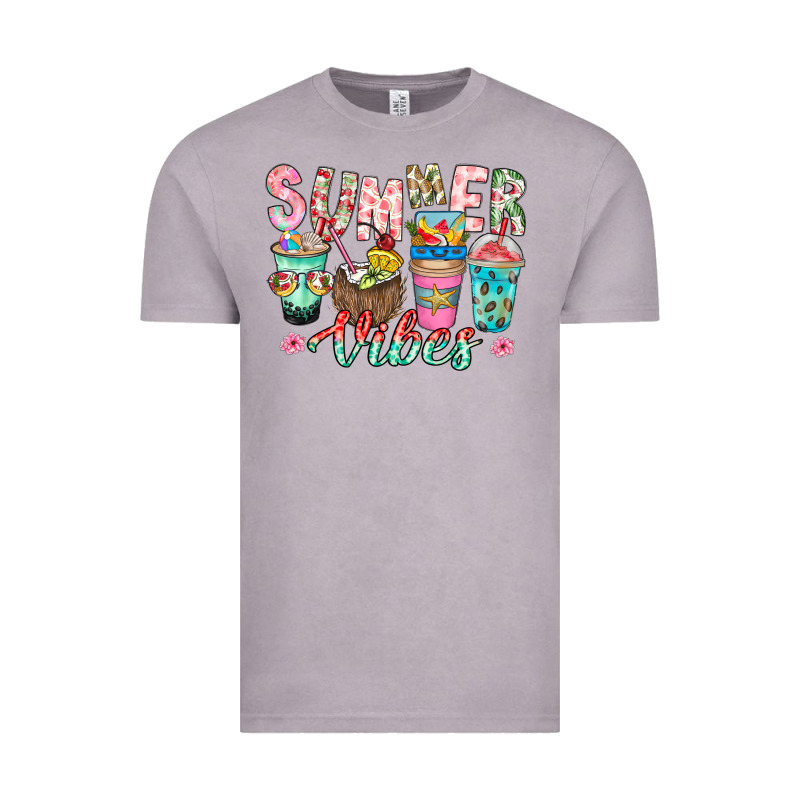Summer Vibes Vintage Tee by CowhideDigitalArt | Teevron