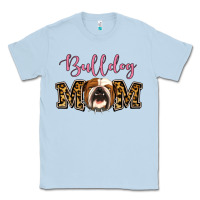 Dusty Blue Bulldog Mom Classic Tee - Jasminsmagicworld