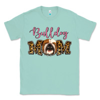 Seafoam Bulldog Mom Classic Tee - Jasminsmagicworld