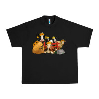 Black Cows With Sunflower Headbands Urban Heavy Tee - Jasminsmagicworld