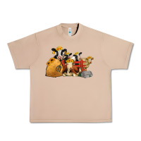 Burro Cows With Sunflower Headbands Urban Heavy Tee - Jasminsmagicworld