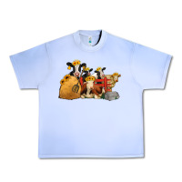 Grape Ice Cows With Sunflower Headbands Urban Heavy Tee - Jasminsmagicworld