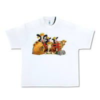 White Cows With Sunflower Headbands Urban Heavy Tee - Jasminsmagicworld