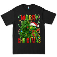 Black merry christmas dragon Premium Tee - FaDigitalArtStudio