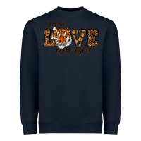 Navy love of the tigers Heavyweight Sweatshirt - RanaPortraitStore