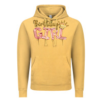 Vintage Mustard Birthday girl balloon Vintage Hoodie - Artiststas