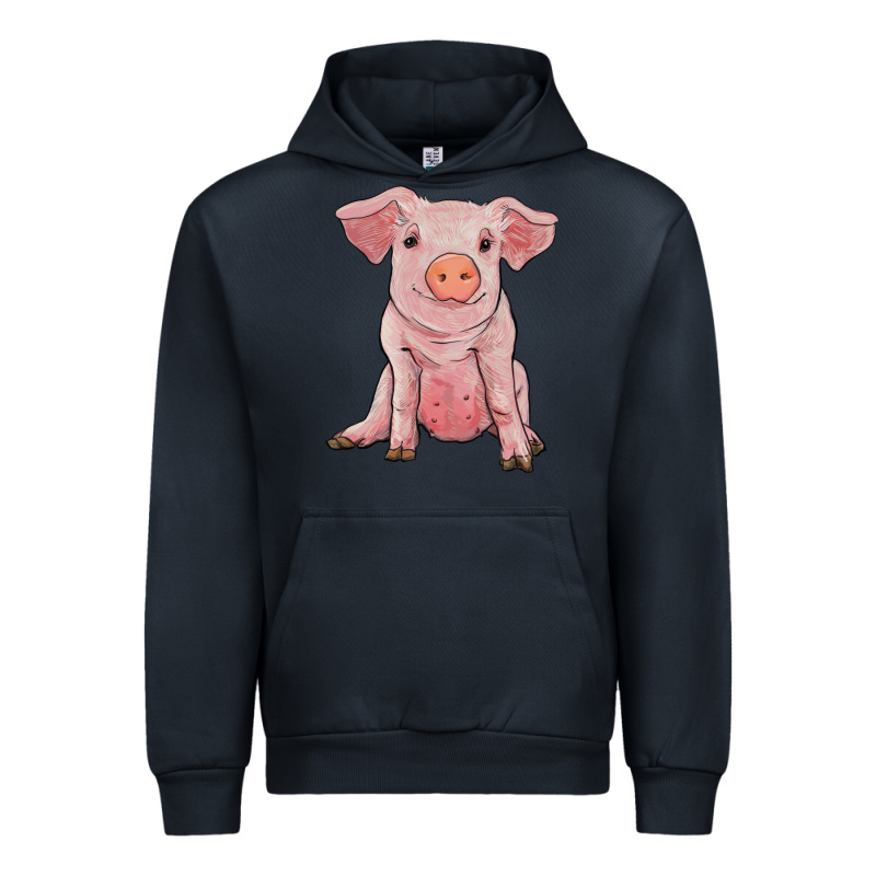 Sitting Pig Urban Hoodie by RanaPortraitStore | Teevron