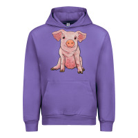 Tulip sitting pig Urban Hoodie - RanaPortraitStore