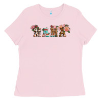 Bubblegum Pink western mama pink roses Mother's Day Ladies Tee - LillyAllenDesigns