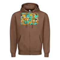 Chestnut western fall vibes background Zipper Hoodie - Jasminsmagicworld