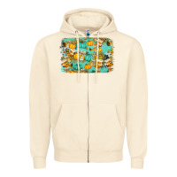 Sandshell western fall vibes background Zipper Hoodie - Jasminsmagicworld