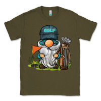 Army Green golf gnome Classic Tee - BarkalooDesign