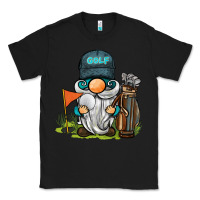 Black golf gnome Classic Tee - BarkalooDesign