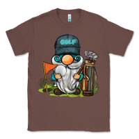 Chestnut golf gnome Classic Tee - BarkalooDesign