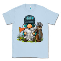 Dusty Blue golf gnome Classic Tee - BarkalooDesign