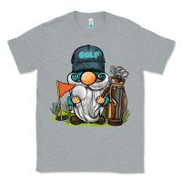 Heather Grey golf gnome Classic Tee - BarkalooDesign