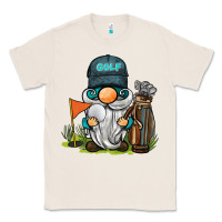 Natural golf gnome Classic Tee - BarkalooDesign