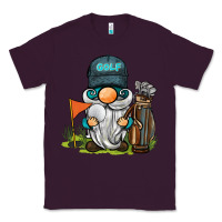 Plum golf gnome Classic Tee - BarkalooDesign