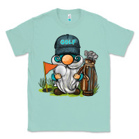 Seafoam golf gnome Classic Tee - BarkalooDesign
