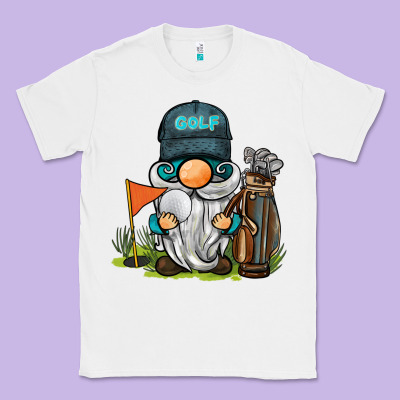 Golf Gnome Classic Tee Designed By Barkaloodesign