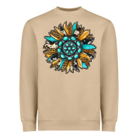 Mushroom gemstone sunflower Heavyweight Sweatshirt - RanaPortraitStore