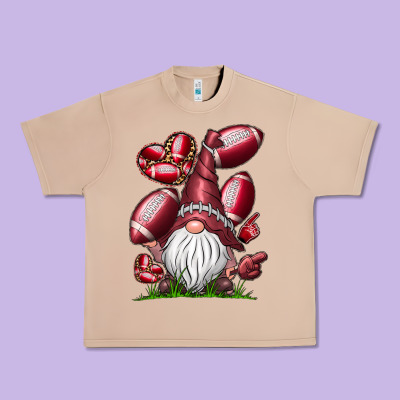 American Football Gnome Urban Heavy Tee Designed By Cowhidedigitalart
