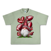 Oil Green American Football Gnome Urban Heavy Tee - CowhideDigitalArt