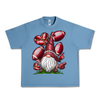 Pebble Blue American Football Gnome Urban Heavy Tee - CowhideDigitalArt
