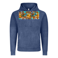 Vintage Denim Thanksgiving Turkey Truck Vintage Hoodie - Artiststas