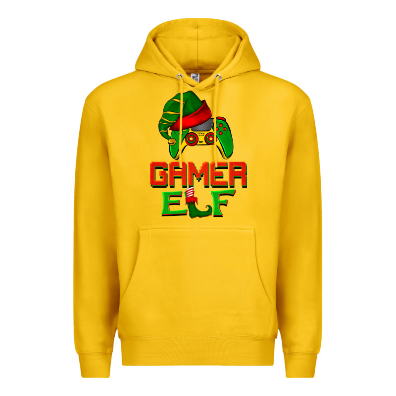 Christmas Gamer Elf Premium Hoodie by BarkalooDesign | Teevron