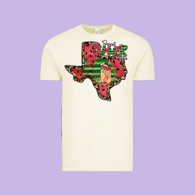 Sweet Summer Time Texas Vintage Tee Designed By Cowhidedigitalart