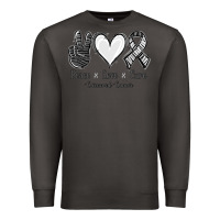 Smoke Peace Love Cure Carcinoid Cancer Premium Sweatshirt - Jasminsmagicworld