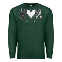 Sports Green Peace Love Cure Carcinoid Cancer Premium Sweatshirt - Jasminsmagicworld