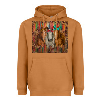Meerkat western horses with bandanas Heavyweight Hoodie - RanaPortraitStore