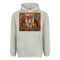 Moon Dust western horses with bandanas Heavyweight Hoodie - RanaPortraitStore