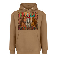 Toasted Coconut western horses with bandanas Heavyweight Hoodie - RanaPortraitStore