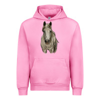 Fuchsia Pink horse Urban Hoodie - RanaPortraitStore