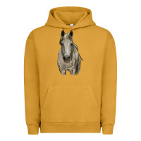 Pigment Peanut Butter horse Urban Hoodie - RanaPortraitStore