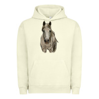 Pigment Pistachio horse Urban Hoodie - RanaPortraitStore