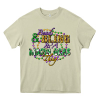 Mossy Beads and bling it's' a Mardi Gras thing Heavy Core Tee - FaDigitalArtStudio