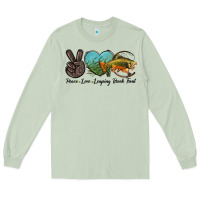Matcha Peace Love Leaping Brook Trout Long Sleeve Tee - LillyAllenDesigns