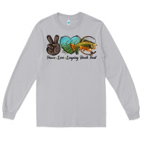 Moon Dust Peace Love Leaping Brook Trout Long Sleeve Tee - LillyAllenDesigns