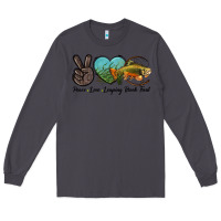 Smoke Peace Love Leaping Brook Trout Long Sleeve Tee - LillyAllenDesigns