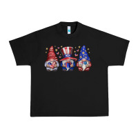 Black American Gnomes Urban Heavy Tee - CowhideDigitalArt