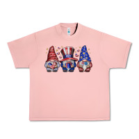 Salmon American Gnomes Urban Heavy Tee - CowhideDigitalArt