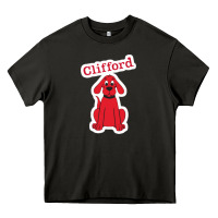 Asphalt clifford the big red dog 98093899 Heavy Core Tee - linhVisuals